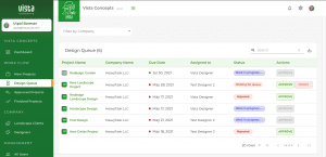 vista concepts dashboard